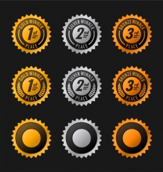 Medals vector image