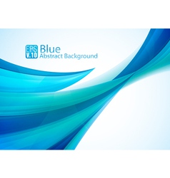 Blue abstract background vector image