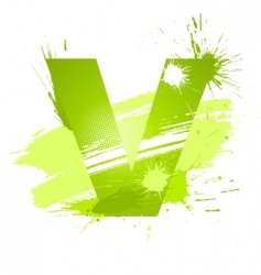 Paint splashes vector image