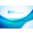 Blue abstract background vector image