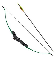 Bow and arrow vector image