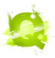 Font letter q vector image