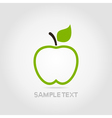 Apple green vector image