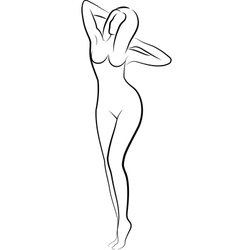 Nude woman Nude woman vector image