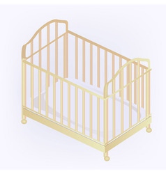 Crib vector image