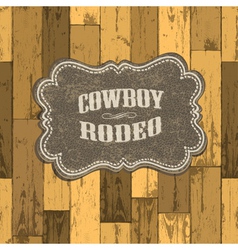 Wild west background vector image