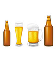 Beer glass vector image