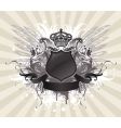 Vintage heraldic illustration vector image