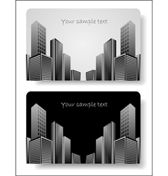 Abstract corporate city buildings vector image
