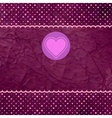 Vintage Valentines Card vector image