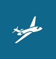 Plane modern icon vector image