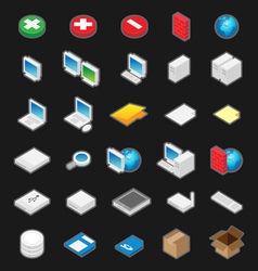 Perspective Icons vector image