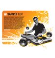 Dj vector image