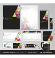 Corporate identity business set design vector image