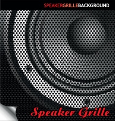 Speaker grille background vector image