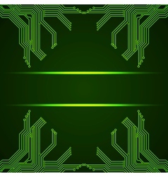 Circuit board background vector image