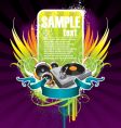 Turntable vector image