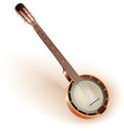 Traditional six-string Mexican banjo vector image