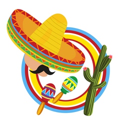 Mexican style vector image