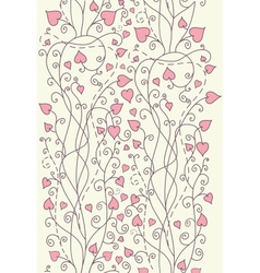 Pink background for valentine day card vector image