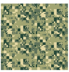 Digital camouflage seamless pattern vector image