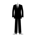 Mans suit for your design vector image