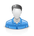 User icon man vector image