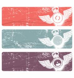 Musical banners vector image
