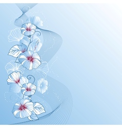 Stylish abstract floral background Design of vector image