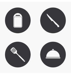 Modern kitchen appliances icons set vector image
