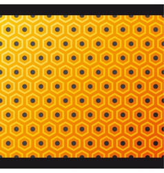 Seamless honeycomb pattern vector image