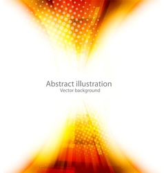 Bright orange background vector image