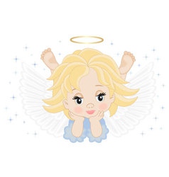 Little angel vector image
