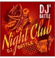Night party Flyer Template vector image