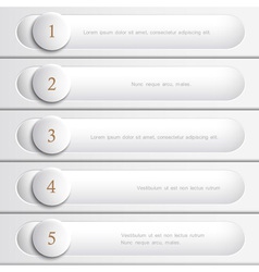 Creative white design website layout vector image