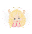 Little angel vector image