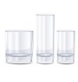 Glasses vector image