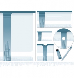 Design stationary vector image