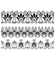 Set of floral vintage embellishments vector image