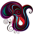 Beautiful young woman vector image