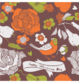Birds and flowers vector image