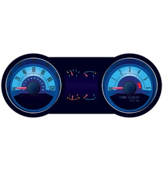 Racing car speedometer vector image