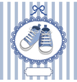 Shoes and frame vector image