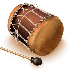 Traditional bungas drums vector image