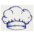 Chef cap vector image