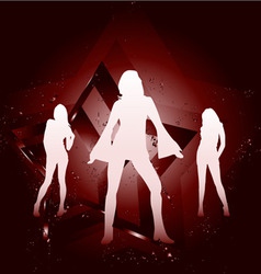 Fashion women vector image