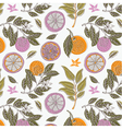 Vintage craft wrapping paper vector image