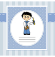 First Communion Invitation vector image