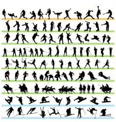 Sports set01 vector image