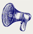 Megaphone vector image